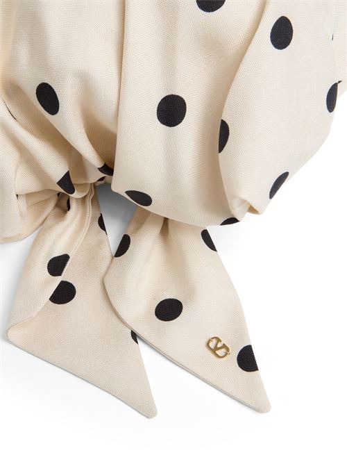 Silk headdress with polka dot print VALENTINO GARAVANI | 6W2HH00DUIUCVF